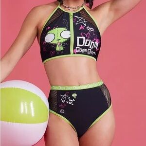 Gir Invader Zim Swimsuit Set Small